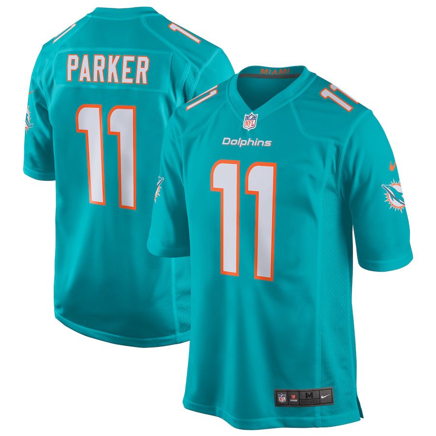 Men Miami Dolphins #11 DeVante Parker Nike Green Game NFL Jersey->miami dolphins->NFL Jersey